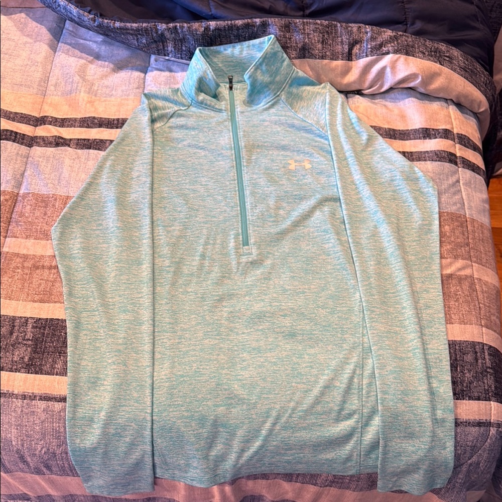Under Armour Light Blue Quarter-Zip Pullover